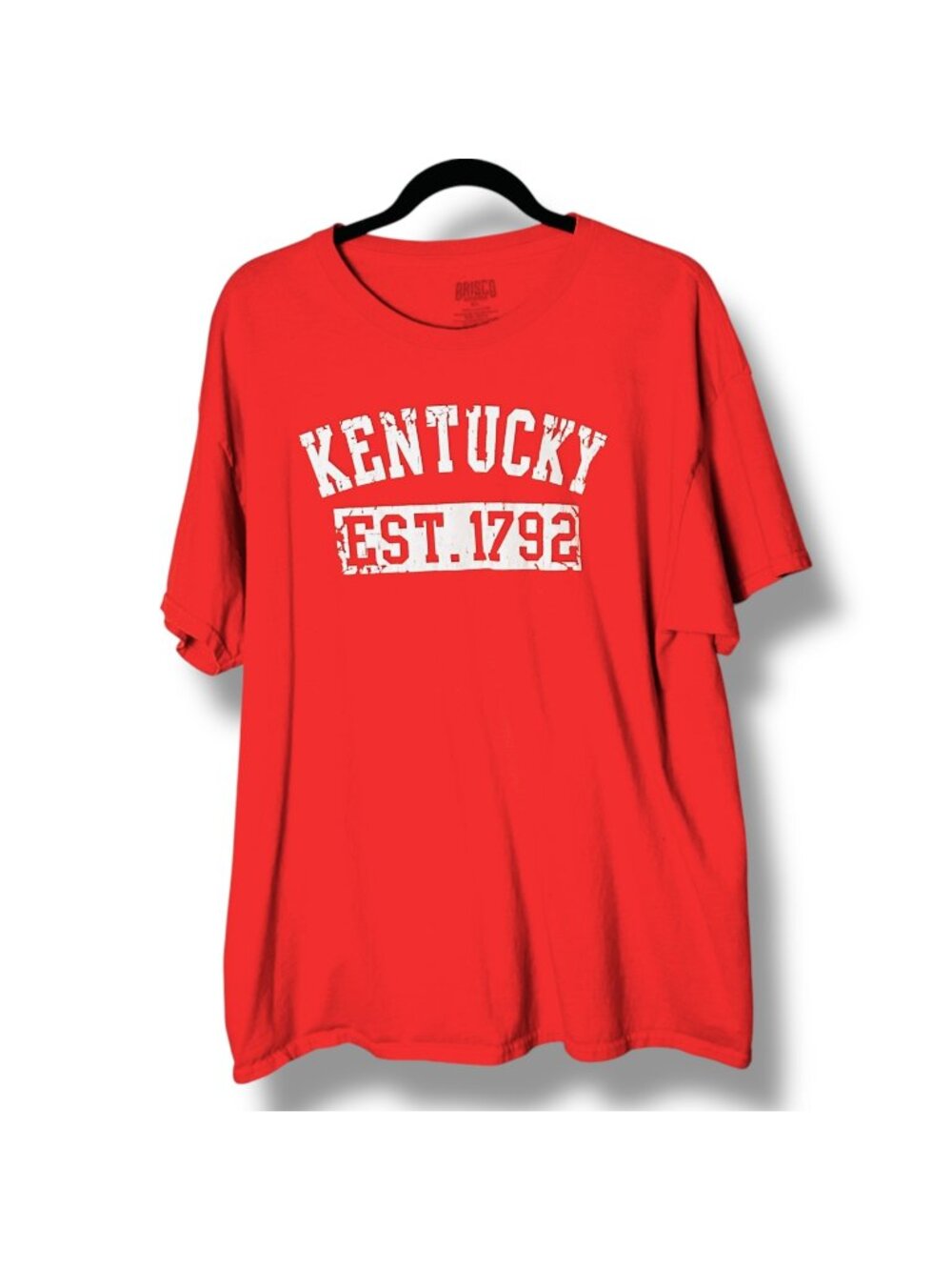 Kentucky Est. 1792 Orange Graphic T-Shirt XL Brisco Brands 100% Cotton Casual Un